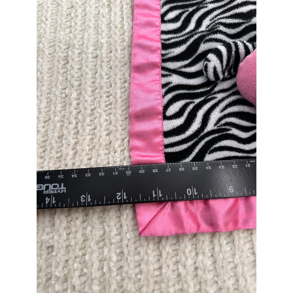 Garanimals Zebra Pink Satin & Cracker Barrel Giraffe Baby Security Blanket Lot‎